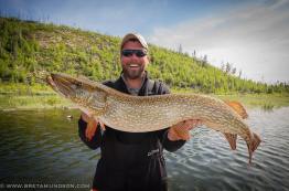 Bret with a Tazin Lake pike