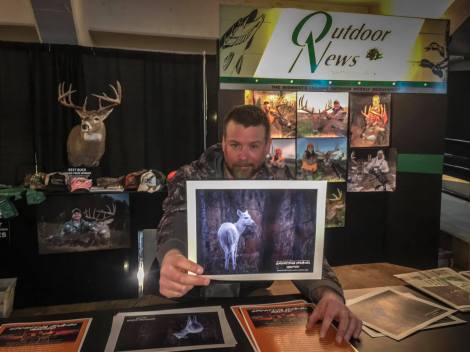 At the Outdoor News Booth at the Deer and Turkey Classic